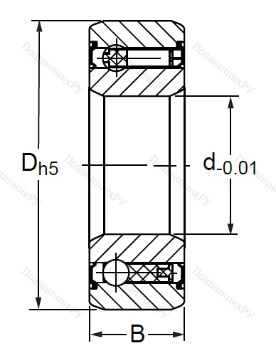 Подшипник обгонной муфты  CSK 30 2RS в Нижнем Тагиле