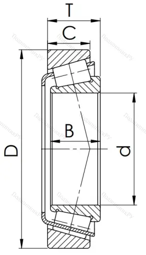 Конический роликовый подшипник 7212 А в Нижнем Тагиле