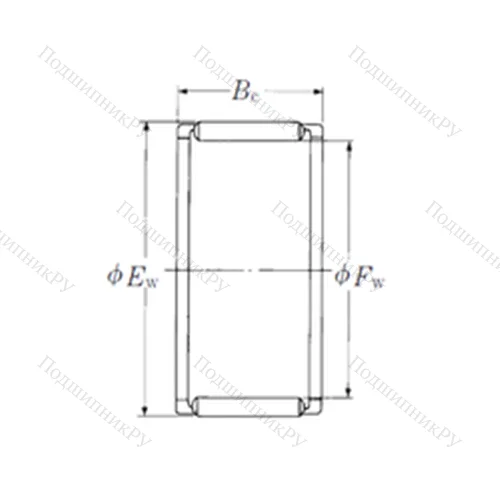 Подшипник игольчатый радиальный FWF-354027 от производителя  NSK