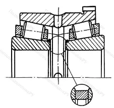 Модификация подшипника 697817Л размер 85x140/146,3x85