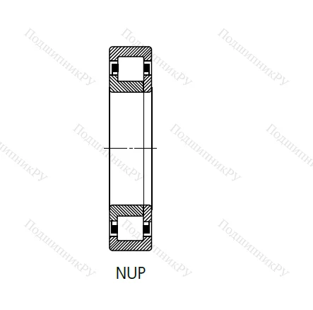 Цилиндрический роликовый подшипник 692409 (NUP 409 N) в Нижнем Тагиле