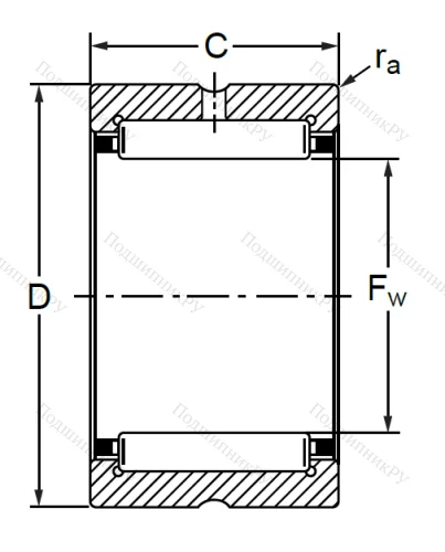 Подшипник RNA 4906 (4254906 K ГОСТ) в Нижнем Тагиле