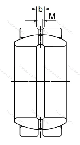 Шарнирный подшипник GE 20 ES в Нижнем Тагиле