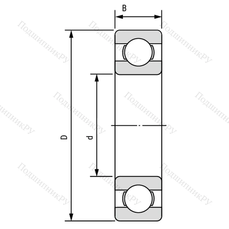Подшипник 6226MA/P 4 размер 130x230x40 от производителя  SKF