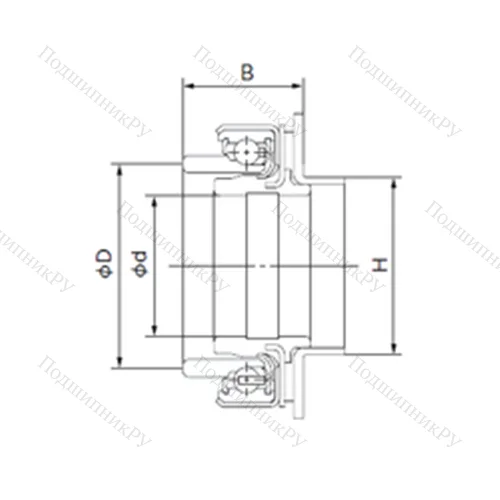 Подшипник шариковый 58SCRN 37P