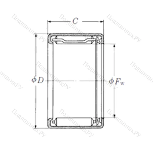 Подшипник игольчатый радиальный FJLT-4523 от производителя  NSK