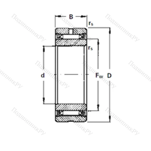 Подшипник игольчатый радиальный NA 1015 от производителя  TIMKEN Подшипник игольчатый радиальный NA 1015 от производителя  TIMKEN
