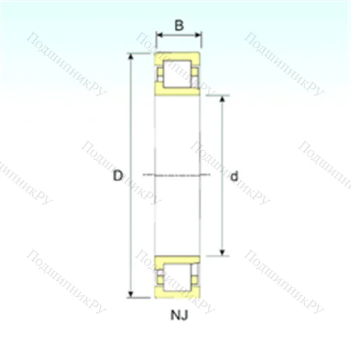 Подшипник роликовый радиальный NJ 18/560 от производителя  ISB Подшипник роликовый радиальный NJ 18/560 от производителя  ISB