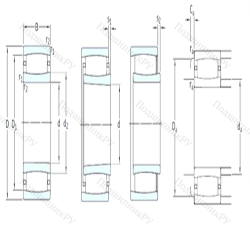Подшипник роликовый тороидальный BSC-2034V от производителя  SKF
