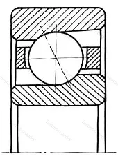 Подшипник  26704 размер 20x52x20 от производителя  ГПЗ-1