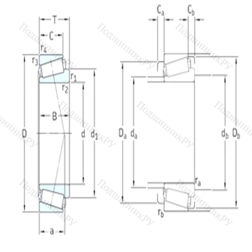 Подшипник роликовый радиально-упорный 11590/11520 от производителя  SKF