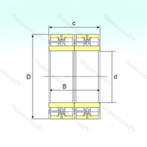 Подшипник роликовый радиальный FCDP 120174640