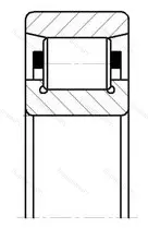 Подшипник N 1022 размер 110x170x28 от производителя  SKF Подшипник N 1022 размер 110x170x28 от производителя  SKF