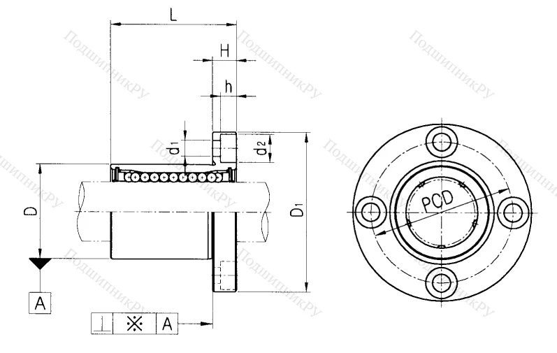 Подшипник LMF 30 UU в Нижнем Тагиле
