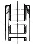 Модификация подшипника 822707Д размер 35x55x25