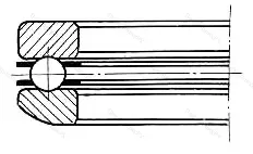 Подшипник  53309 (28309) размер 45x85x30,1 от производителя  SKF Подшипник  53309 (28309) размер 45x85x30,1 от производителя  SKF