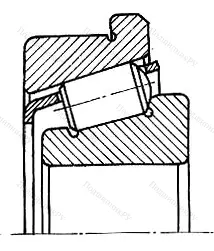 Подшипник  32213R (67513) размер 65x120/127x32,75 от производителя  SKF