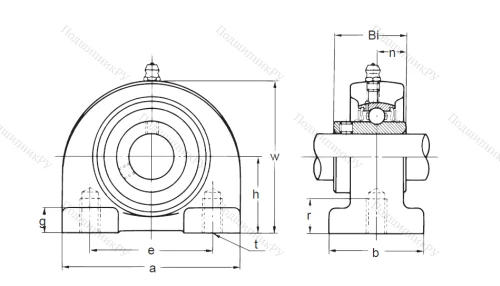 Подшипниковый узел UCPA 205 в Нижнем Тагиле