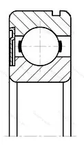 Подшипник  150304 (6304-ZN) размер 20x52x15