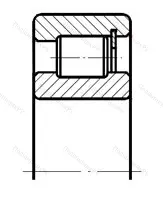 Модификация подшипника 3612122 размер 110x170x45 от производителя  ЕПК Модификация подшипника 3612122 размер 110x170x45 от производителя  ЕПК
