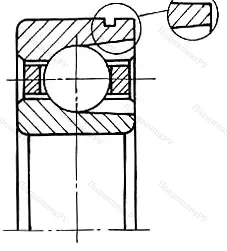 Подшипник 6308TA/P 54Q 6 размер 40x90x23 от производителя  SKF Подшипник 6308TA/P 54Q 6 размер 40x90x23 от производителя  SKF