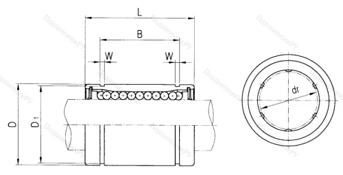 Подшипник LME 5 UU в Нижнем Тагиле