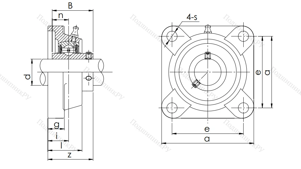 Подшипниковый узел UCF 210 Q в Нижнем Тагиле