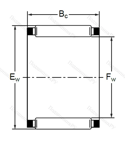 Подшипник K 43x48x32.8 в Нижнем Тагиле