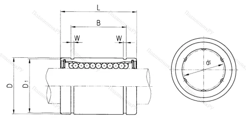 Подшипник LM 6 UU в Нижнем Тагиле