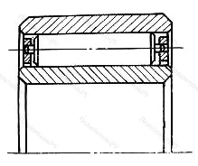 Модификация подшипника 6-3004752М размер 260x440x144