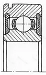 Подшипник 6204 2RSN размер 20x47x14 от производителя  SKF Подшипник 6204 2RSN размер 20x47x14 от производителя  SKF