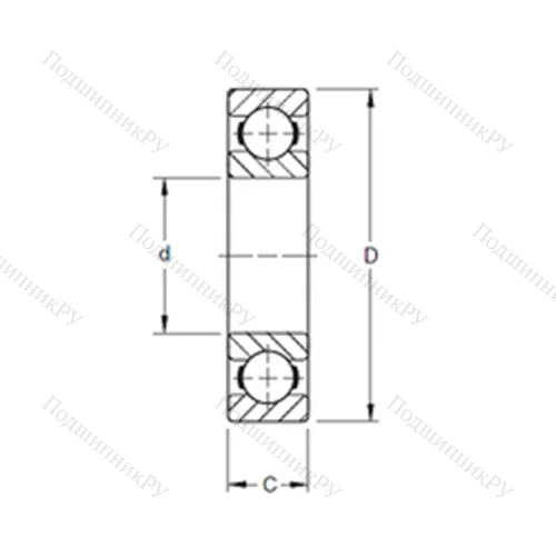 Подшипник шариковый радиальный 230K от производителя  TIMKEN Подшипник шариковый радиальный 230K от производителя  TIMKEN