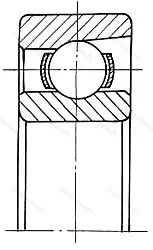 Модификация подшипника 700409 размер 45x120x29 от производителя  ГПЗ-4