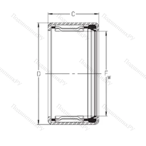 Подшипник игольчатый радиальный