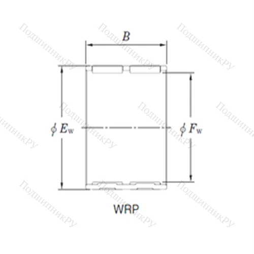 Подшипник игольчатый радиальный