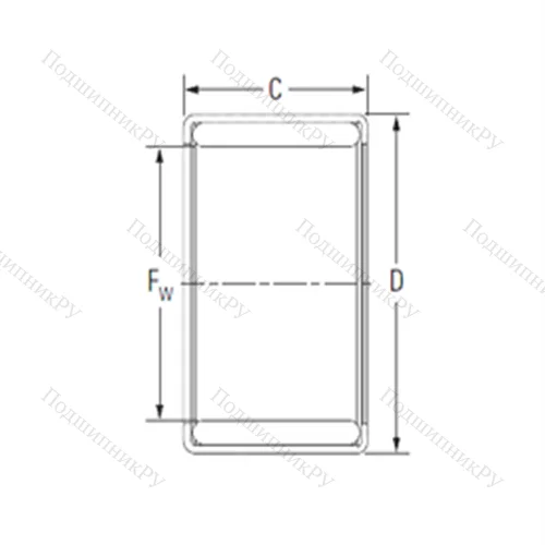 Подшипник игольчатый радиальный