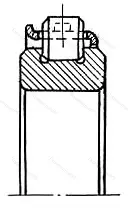 Подшипник  RN 210 (502210) размер 50x80,4x20