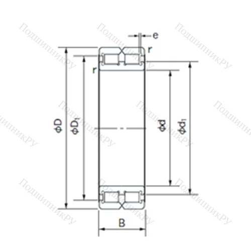 Подшипник роликовый радиальный RC 4920