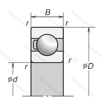 Сверхточный подшипник 6214 TCG 12P 4 от производителя  NSK