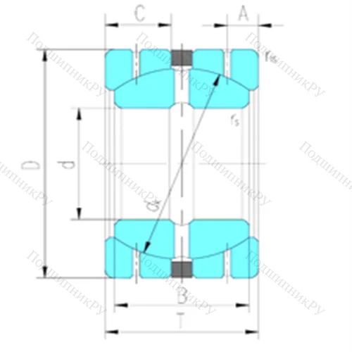 Подшипник скольжения сферический GEGZ 95HS/K от производителя  LS