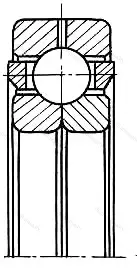 Модификация подшипника 6-126212Ю размер 60x110x22 от производителя  ГПЗ-4 Модификация подшипника 6-126212Ю размер 60x110x22 от производителя  ГПЗ-4