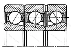 Модификация подшипника 22-1246918КУ12 размер 90x125x54 от производителя  ГПЗ-4 Модификация подшипника 22-1246918КУ12 размер 90x125x54 от производителя  ГПЗ-4