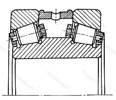 Подшипник  847156 размер 280x420x129/130 от производителя  ГПЗ-9 Подшипник  847156 размер 280x420x129/130 от производителя  ГПЗ-9
