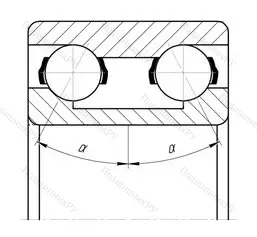 Подшипник 3320 2RS размер 100x215x82,6 от производителя  SKF