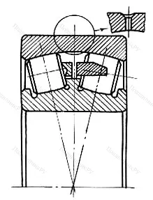 Модификация подшипника 3003218 размер 90x160x52,4 ГПЗ-34