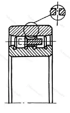 Подшипник  3282122 (NN 3022) размер 110x170x45 от производителя  CRAFT