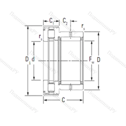 Подшипник комбинированный NAXR 35.Z