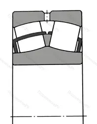 Подшипник  4053122 (24022) размер 110x170x60 от производителя  ГПЗ-5