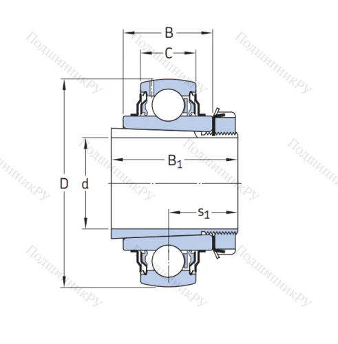 Корпусный подшипник YSA 205-2FK в Нижнем Тагиле