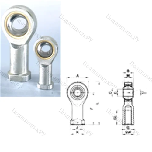 Подшипник скольжения сферический SIL 12T/K от производителя  CRAFT Подшипник скольжения сферический SIL 12T/K от производителя  CRAFT
